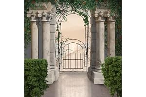 abc HOME | Gartentor & Rosenbogen | 2in1 | mit Erdspießen | 215 cm H