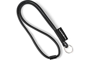 webbomb Tubular Lanyard Schlüsselband - rund weich lang mit Karabinerhaken Sicherheitsverschluss & Schlüsselring als Schlüsselanhänger Key Chain für Ausweis Handy Schlüssel