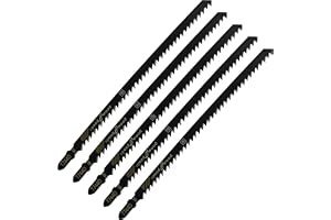 5 stycken sticksågsblad trä längd 180 mm T744D | Sticksågsblad långt T-skaft sågblad för trä, extra långa sticksågblad för Bo