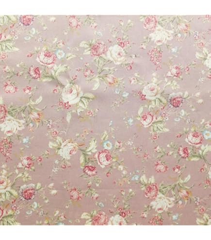 Tessuti Craftsfabrics - Kit 7 Pezzi Stampa Floreale Bosco Verde Per Cucito Fai Da Te (25x25 Cm) - Foto 8