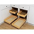 ELYSIAN 14 inch Width Drawer Wood Pull Out Tray Drawer Box Kitchen Cabinet Organizer, Cabinet Slide Out Shelve, Wooden Pull-Out Shelf --DIY (Fits RTA Cabinet B18, Pantry 18) POT#1 (15''W x 21''D)