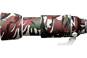 EASYCOVER™ easyCover - Lens Oak - Objektivschutz - Schutz für Ihr Kameraobjektiv - Sony FE 100-400mm F4.5-5.6 GM OSS - Grüne Camouflage