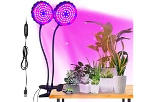 SURLABA Indoor Plant Light, USB Grow Light 156LEDs 30W Full Spectrum, Plant Growth Lamp with 5 Brightness Level & 3 Color Modes, Auto Timer, Plant Growing Lamps for Greenhouse, Gardening, Succulents