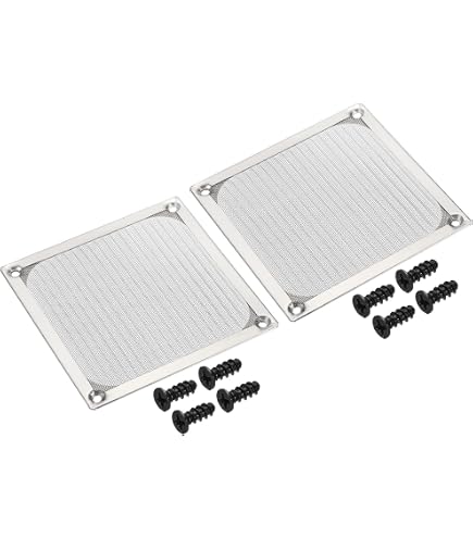 EXCEART Filtre Anti-poussière Mousse pour Ventilateur Pc Protection Boîtier Maille Filtrante Amovible et Lavable Compatible Multiples Modèles Installation Facile sans Outil Améliore