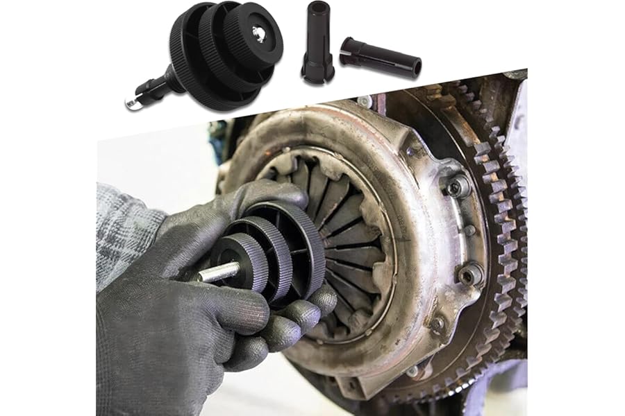Clutch Alignment Tool Kit for Car, Clutch Alignment Centering Tool, Auto Clutch Plate Correction Tool, Automobile Centering Installation Supplies, Alignment Correction Tool Kit Suitable for Cars, SUVS