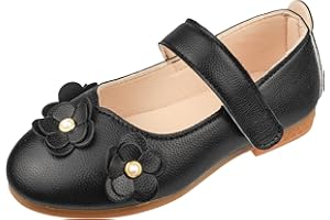 QUNUNOIRE-Chaussures Mary Jane Ballerines Fille Élégantes per Activité Fête École