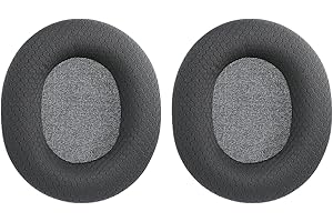 AURIVOR Ersatz-Ohrpolster Kissen ersatzteile für Steelseries Arctis-1 Arctis-3 Arctis-5 Arctis-7 Arctis-7X Arctis-9 Arctis-9X Arctis-pro Arctis-Prime Gaming-Headsets (Schwarz)