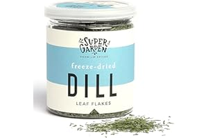 SUPERGARDEN Super Garden Aneth lyophilisé - Herbes et épices 100% naturelles - Convient aux végétaliens - Sans additifs ni conservateurs - Sans gluten ni OGM