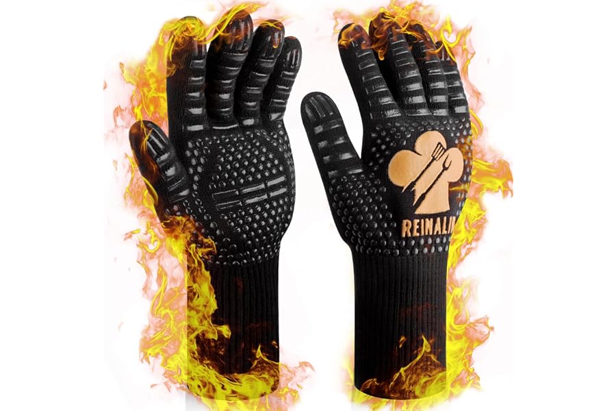Guantes Barbacoa Cocina Resistente al Calor hasta…
