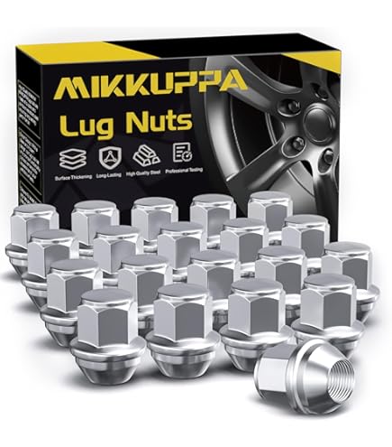 Set 4 Dadi Aperti Esagonali Bimecc | 7/16 UNF 19mm Argento | Per Cerchi In Lega
