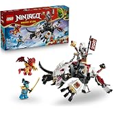 LEGO NINJAGO Zilvar ve Ejderha Canavar Grimtak 71863-7 Yaş ve &Uuml;zeri &Ccedil;ocuklar i&ccedil;in Nya, Zilvar ve Ejderha Formunda Kai Minifig