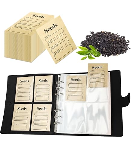 Sachets Kraft Refermables 7x9cm - Fenêtre Transparente Pour Graines/Pièces/Collection - Lot 100