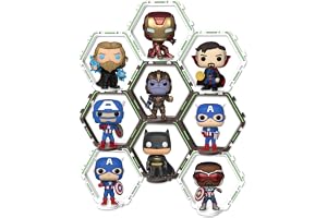 YODAR 9 st upphöjningsdisplayhylla för Funko POP-figurer, flytande hyllor, visningsskena för organiserare och dekoration, vis