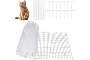 JMIATRY Pinchos Anti Gatos 30x400cm, Repelente Gatos, Alfombrilla Anti Gatos para Interior Exterior Césped Jardín Protección de Plantas