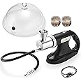 Mitbak Cocktail Smoker Kit with Dome Lid, Wood Chips and Portable Smoking Gun, Indoor Outdoor Smoke Infuser for Whiskey and Bourbon, Excellent Gift for Men