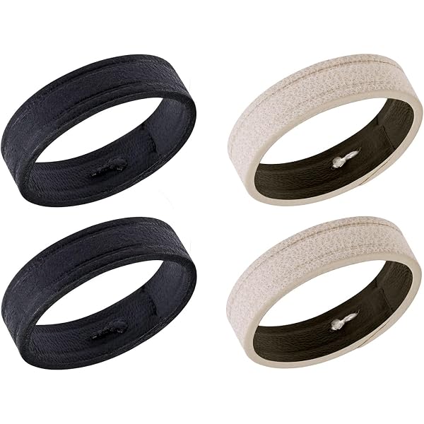 QUARKZMAN 2 Fascette Ferma Cinturino In Pelle Per Orologio, 22 Mm, Colore Blu Scuro, Con Strumento Per Rimuovere Le Mollette. - 2
