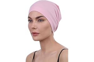 DERESINA HEADWEAR Deresina Czapka do spania na chemię i wypadanie włosów (Daisy Pink)