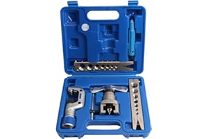 CCLIFE Outil d'évasement Excentrique-Kit de Coupe-Tube Outil d'Évasement de Tuyau pour Tube en Cuivre Laiton Plastique Aluminium