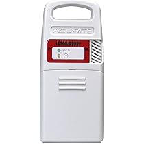 AcuRite 01089M Wireless Rain Gauge With Indoor/Outdoor Thermometer & Humidity - Weather Station