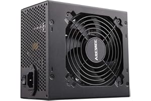GOLDEN FIELD ARESZE 650W Semi Modular 80 PLUS Bronze ATX PC Power Supply Unit 650W PSU With Low Noise Fan For Desktop Computer PC