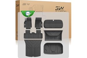 3W 7 delar för Tesla Model Y Juniper 2025-2026 Golvmattor & Bagagerummattor