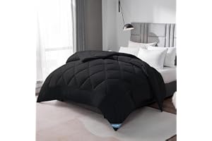 WAVVE Påslakan 180 x 200 cm för säng 150, 300 gr/m² fibertäcke, lätt, mjuk, andningsbar för höst och vinter (180 x 200 cm, sv