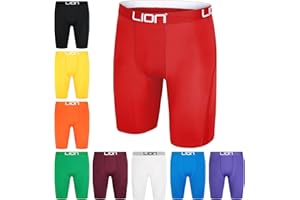 LION SPORTSWEAR Compression Shorts for Football & Sports – Multi-Purpose Base Layer for Men & Kids, Ideal for Gym, Training & Running