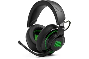 ‎JBL JBL Quantum 910X Bezprzewodowy Zestaw Słuchawkowy do konsoli Xbox, Nauszne Słuchawki Do Gier Na Konsolę z Funkcją Śledzenia Ruchów Głowy, Aktywną Redukcją Szumów, Bluetooth, 37h na baterii, Czarny