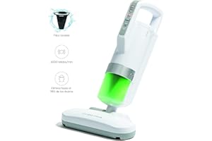 Iris Ohyama, Odkurzacz przeciw roztoczom / alergenom, 400 W, technologia Cyclone Stream, 6000 wibracji na minutę, Na materace, sofy i inne tkaniny - Quilt Cleaner IC-FAC2 - Biały