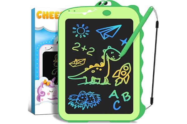 Dinosaure Enfant Jouet Garcon Fille - Cadeau Fille Garcon 3 4 5 6+ Ans Tableau Ardoise Magique 8.5 Pouce Creatif Calendrier de L'avent Jeux Educatif Enfant Idée Cadeau Anniversaire Dessin