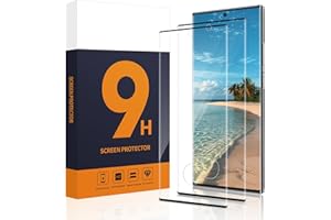 Carantee 2 Pièces Verre Trempé pour Samsung Galaxy S22 Ultra 5G, Ultra résistant vitre protection pour Samsung Galaxy S22 Ultra Protection en Écran, Sans Bulles Haute Sensibilité Protection écran