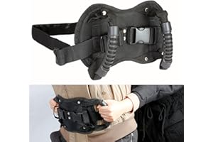 LQKYWNA Motorcycle Seat Belt, Non-Slip Motorcycle Passenger Belt with Handle, Safety Rear Seat, Motorcycle Grips for Front Rear Seat, Suitable for All Ages