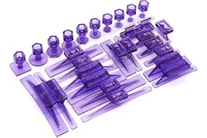 MIDIAR Klebeadapter Set universal, 28 teilig, Nr. 2, für Hageldellen, spitzige Hageldellen, Hagel, PDR