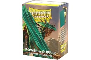 Dragon Shield | Matte Dual Kortfickor i standardstorlek | 100 st. – släta och tåliga premiumfickor för samlarkort – kompatibl