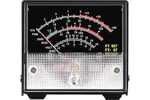 Maiju Mini SWR Power Meter Extern Mätare Pekar Wattmätare Mottagning Display Mätare Kompatibel med YAESU FT-857 FT-897