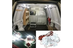 WDRAGON 12V 40 LED Automotive Interior Work Lights Roof Light Kits Ceiling Light for Van Tunk RV Boat Trailer