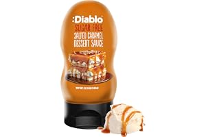 Diablo sockerfri efterrättssås – glutenfri sirap, droppsötningsmedel, ketovänlig smaksättningstoppning, perfekt som gåva, ing
