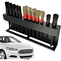 Anulely Reinigungsutensilien-Halter - Sprühflaschenregal Mit 12 Bürstenhaltern Für Garage & Haushalt