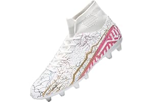 Unitysow Football Boots Men's Outdoor Astro Turf Trainers High-Top Football Shoes Boys Junior Professional Athletics Soccer Shoes