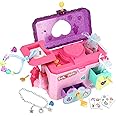 FUNLOCKETS Secret Jewellery Box with Voice Message Recorder, Jewellery Box for girls with secret compartments containing jewellery to make. Gifts for girls age 5+