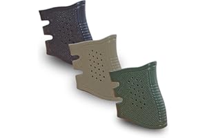 Sibo - Impugnatura Antiscivolo in Gomma - Grip Ergonomico Universale per Softair - Accessorio Comfort per GBB AEG - Copertura per Manico Airsoft