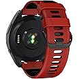 U-LIMVE Strap for Garmin Forerunner 265/Forerunner 255/Vivoactive 4/Venu 3/Venu 2, 22mm Quick Release Silicone Replacement Band