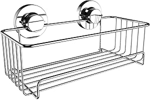 Britten & James Shower Tidy Suction Fit Rust Proof Stainless Steel