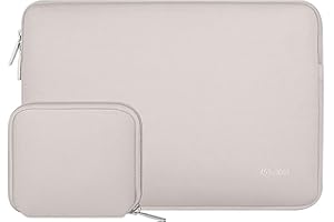 MOSISO Pokrowiec na laptopa kompatybilny z MacBook Air 15" M2 A2941 2023 / Pro 15 Touch Bar, 15" Surface Laptop 5/4/3, Dell XPS 15 Plus, HP Stream 14, neoprenowa torba z małym etui, szary (Rock Grey)