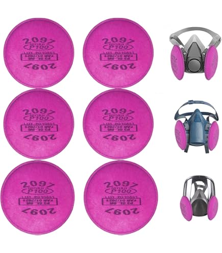 Una Coppia 2097 Particelle Filtro Antiparticolato Cotone Per Vapore Organico E Particolato - Foto 11