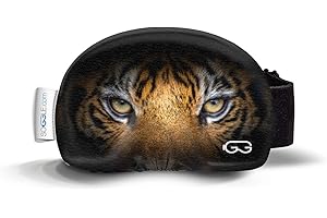 SOGGLE Gafas de esquí con funda de microfibra (tamaño único)