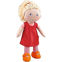 Poupée En Tissu Joleen HABA - Pour Bébés Dès 6 Mois, Hauteur 20 Cm, Douce Et Câline, Boîte Cadeau