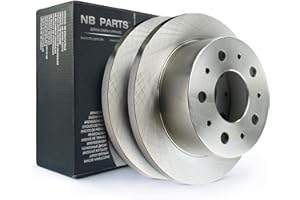 ‎NB PARTS 2x Bremsscheibe voll hinten NB PARTS GERMANY 10043281