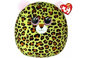 TY - Squish a boos - Coussin Peluche Livvie Le léopard