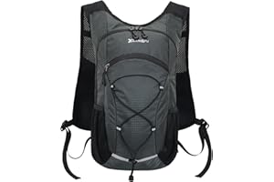 JXCTNNU Hydration Pack Backpack Running Vest Running Backpacks Water Backpack Lightweight Functional Hydration Pack for Women Men Marathon Trail Running Hiking Biking Climbing